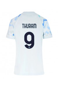 Inter Milan Marcus Thuram #9 Fotballdrakt Borte Klær Dame 2025-26 Korte ermer